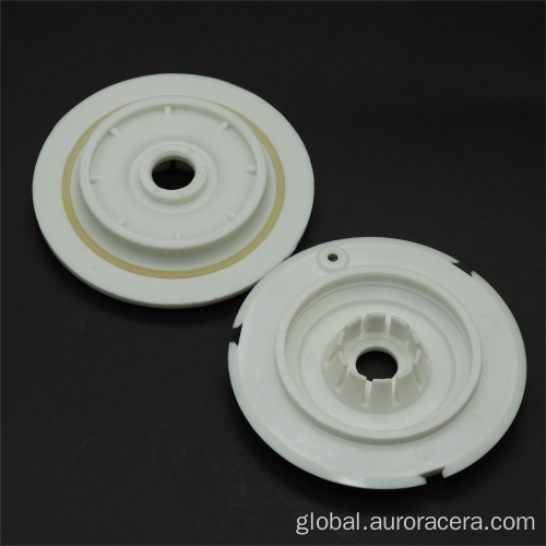 Chuck/centering disk for barmag textile machine